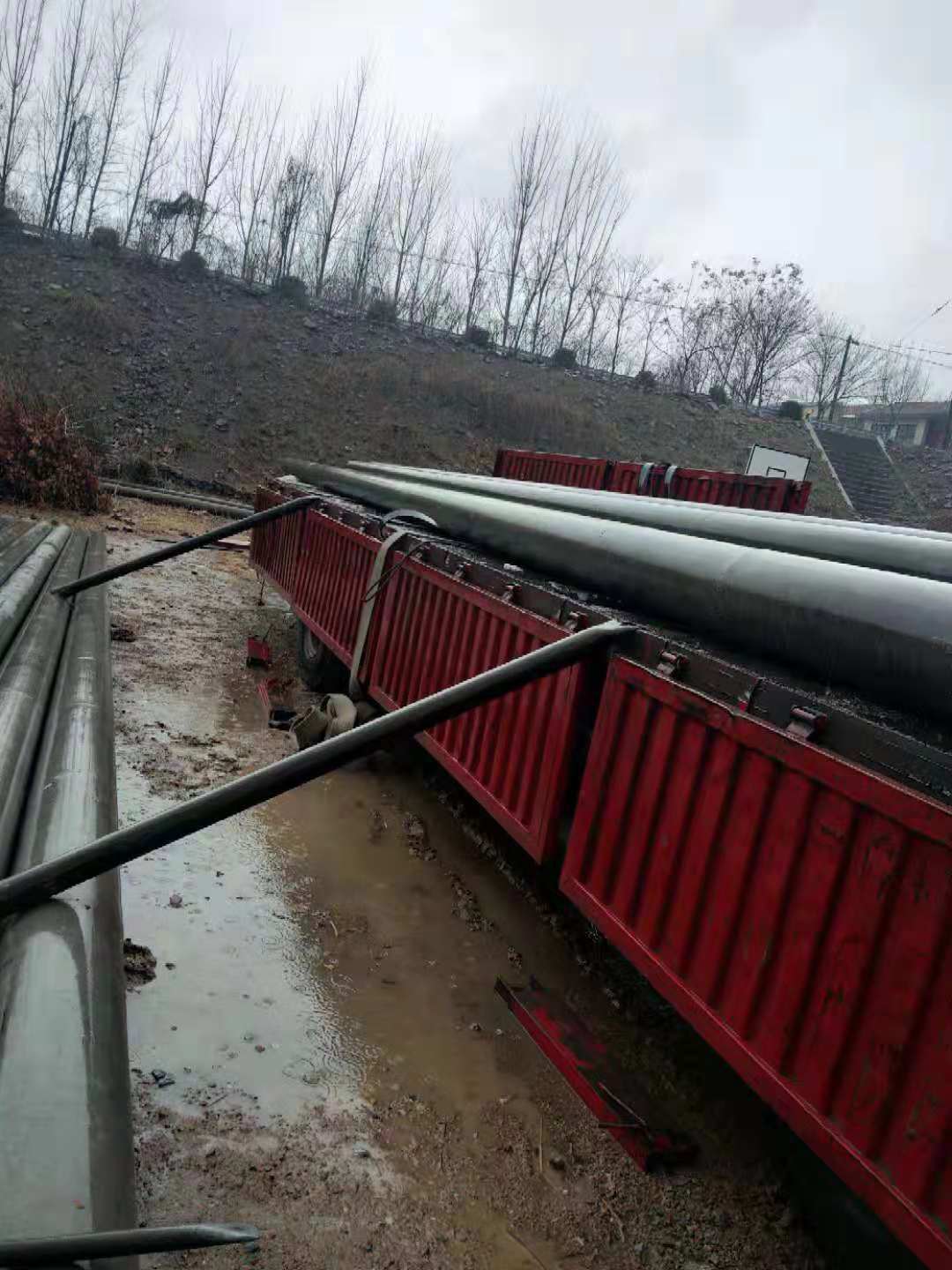 日照莒县北12米预应力电线杆自缷车